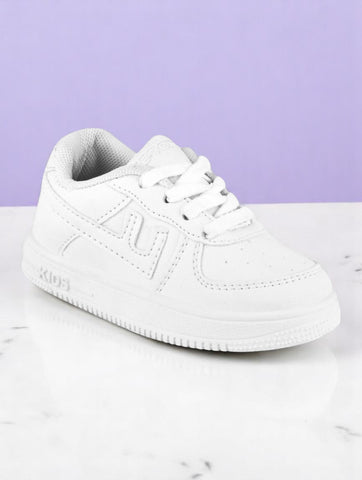 Casual Shoes With Laces - White