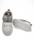 Casual Velcro Shoes - Beige