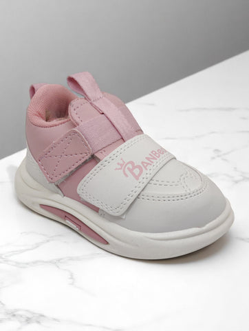 Casual Velcro Shoes - Pink