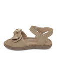 Sandal with Applique Detail - Brown