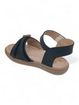 Sandal with Applique Detail - Black