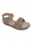 Sandal with Applique Detail - Brown