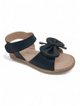 Sandal with Applique Detail - Black