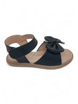 Sandal with Applique Detail - Black