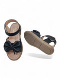 Sandal with Applique Detail - Black