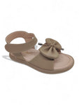 Sandal with Applique Detail - Brown
