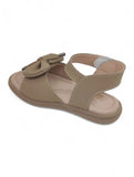 Sandal with Applique Detail - Brown