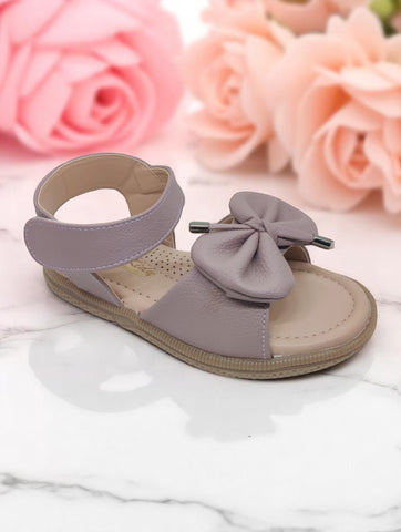 Sandal with Applique Detail - Mauve