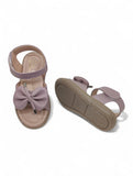 Sandal with Applique Detail - Mauve