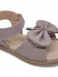 Sandal with Applique Detail - Mauve