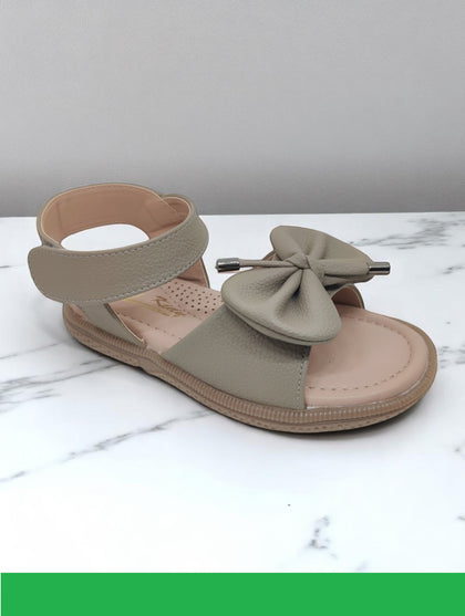 Sandal with Applique Detail - Green