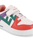 Casual Shoes With Velrco - Red
