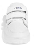 Casual Shoes With Velrco - White