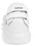 Casual Shoes With Velrco - White