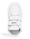 Casual Shoes With Velrco - White