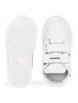 Casual Shoes With Velrco - White