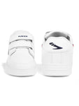 Casual Shoes With Velrco - White