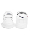 Casual Shoes With Velrco - White