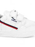 Casual Shoes With Velrco - White