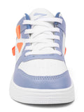 Ankle High Casual Shoes With Laces - Blue