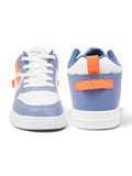 Ankle High Casual Shoes With Laces - Blue