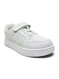 Casual Shoes With Velrco - White