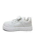 Casual Shoes With Velrco - White