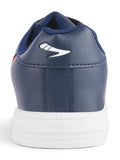 Casual Shoes With Velrco - Navy Blue