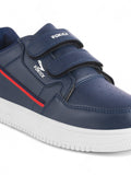 Casual Shoes With Velrco - Navy Blue