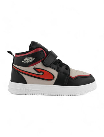Casual Shoes With Velrco - Black