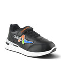Casual Shoes With Velrco - Black