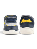 Casual Shoes With Velrco - Navy Blue