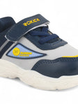 Casual Shoes With Velrco - Navy Blue