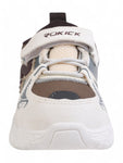 Casual Shoes With Velrco - Brown