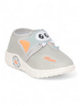 Musical Chu Chu Shoes With Velcro Closing - Grey