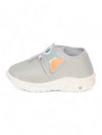 Musical Chu Chu Shoes With Velcro Closing - Grey