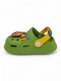 Cartoon Applique Anti-Slip Clogs - Green
