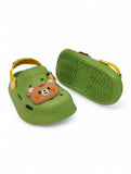 Cartoon Applique Anti-Slip Clogs - Green