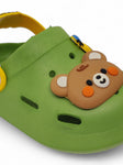 Cartoon Applique Anti-Slip Clogs - Green