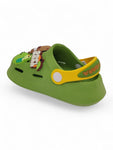 Cartoon Applique Anti-Slip Clogs - Green