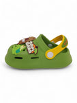 Cartoon Applique Anti-Slip Clogs - Green