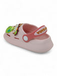 Cartoon Applique Anti-Slip Clogs - Pink