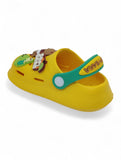 Cartoon Applique Anti-Slip Clogs - Yellow