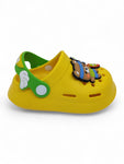 Cartoon Applique Anti-Slip Clogs - Yellow