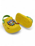 Cartoon Applique Anti-Slip Clogs - Yellow