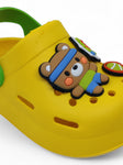 Cartoon Applique Anti-Slip Clogs - Yellow
