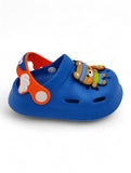 Cartoon Applique Anti-Slip Clogs - Navy Blue