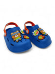 Cartoon Applique Anti-Slip Clogs - Navy Blue