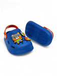 Cartoon Applique Anti-Slip Clogs - Navy Blue