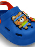 Cartoon Applique Anti-Slip Clogs - Navy Blue